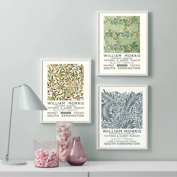 William Morris A Plantelor De Viță De Vie Flori Frunze Arta De Perete Panza Pictura Nordică Postere Si Printuri Poze De Perete Pentru Living Decorul Camerei