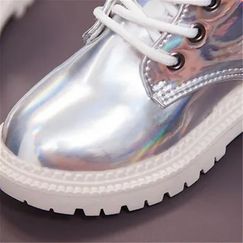 2020 Noi de Iarna Copil Pantofi din Piele PU rezistent la apa Aripa Martin Cizme Copii Cizme de Zapada Brand Fete Baieti Cizme Înalte Adidași de Moda
