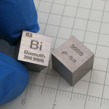 Pur Bismut Metalic Tabelul Periodic Cub de Bismut Cub de Înaltă Puritate Bismut 10*10*10mm Hobby Display de Colectare