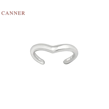CANNER Real Argint 925 Cercei Pentru Femei Simplă Formă de Frunze Clip Cercei Zircon Diamant coreeană Bijuterii de Aur Brincos