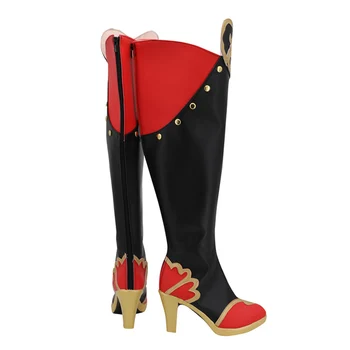 Jocul Twisted Minunilor Cosplay Pantofi Custom Made Ghicitoare Rosehearts Costume De Cizme Cu Toc Înalt Pantofi Pentru Femei Fete De Halloween