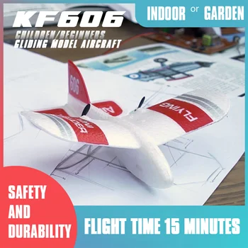 FeiChao KF606 2.4 Ghz cu 2 canale PPE Mini Interioară RC Avion Planor Construit în Gyro RTF Bună Flexibilitate, Rezistență Puternică La care se Încadrează