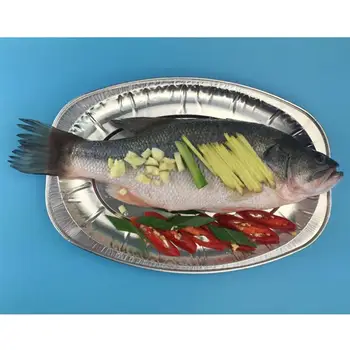 20buc Folie de Aluminiu Pește Plăci de Unică folosință Plăci de Servire Feluri de mâncare de Legume GRĂTAR Tavă de Servire Petrecere Veselă