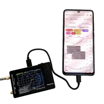 Nano VNA-H Portabil Vectoriale Digitale de Rețea MF HF VHF UHF Antena Analizor