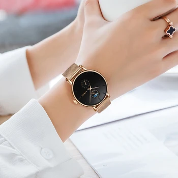 LIGE Top Brand de ceasuri de Lux Pentru Femei Doamnelor Moda Casual, Ceasuri Otel Impermeabil Cuarț Ceas de mână Ceas Cadou Montre Femme