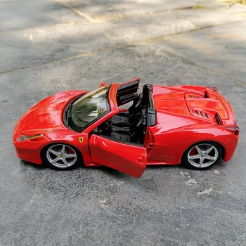 Bburago 1:24 Ferrari 458 Cabrio producator autorizat de simulare aliaj model de masina meserii decor de colectare de jucării cadou