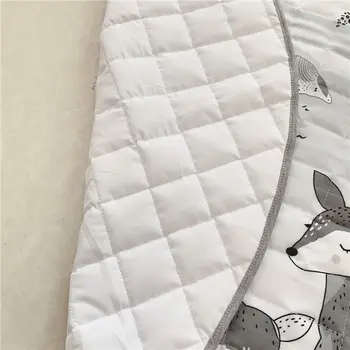 Animale De Desene Animate De Imprimare Joacă Pentru Copii Saltea Pentru Nou-Născut Crawling Pătură Rotund De Podea Covor Covoare Elemente De Recuzită, Decor Camera Pentru Copii