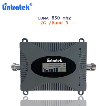 Lintratek 850 mhz repetidor celular Banda de 5 CDMA/GSM semnal amplificator repetidor de voce 2G/3G mobil semnal repeater S25