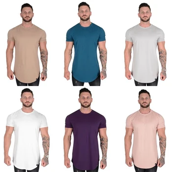 Bărbați uscare rapidă tur-gât tipărite cu mânecă scurtă pentru bărbați T-shirt Europene și Americane de sport jogging antrenament de fitness T-shirt