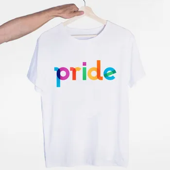 Vara Gay Pride Tricou Lesbiene Curcubeu Lgbt Tricou de Imprimare T-shirt Man Femei Casual Tricou Tricou Unisex Haine dragostea Este Dragoste Lgbt