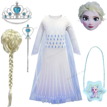 Disney Frozen Cosplay Costum Printesa Aisha Tifon Show-Haine Copii Rochie cu Pelerina Rochie de Petrecere Ziua de naștere a Fetei Cadou