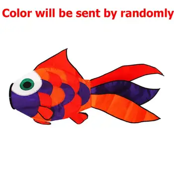 Decorative Rainbow Fish Zmeu Moriști Linie De Spălătorie Vânt Șosete Spinner Poliester Zmeu Moriști Gradina Curte De Camping Jucării Pentru Copii
