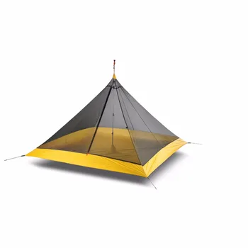 995G Camping Cort Interior Ultralight 3-4 Persoane în aer liber 20D Nailon Părți Silicon de Acoperire Rodless Piramida Mare Cort in Camping Sezonul 3