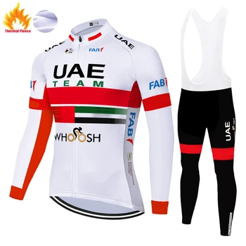 EAU de iarna ciclism de îmbrăcăminte pentru bărbați ciclism jersey cu mâneci lungi 2020 pantalon mtb spodnie rowerowe mallot ciclismo hombre invierno