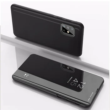 Pentru LG K42 Caz Oglinda Flip Stand Caz de Telefon pentru LG K52 Acoperi Coque Lux de Protecție Funda pentru LGK42 K 42 52 LGK52 Capa