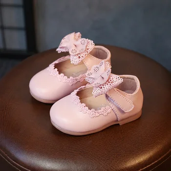 COZULMA Primăvară Fete Printesa Dantelă Pantofi Casual Moda Copii Arcul Plat Pantofi Copii Baby Soft Unic Slip-on Pantofi Mărimea 21-30