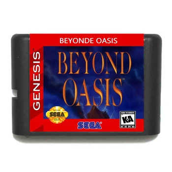 Dincolo de Oază NTSC-USA de 16 biți MD Carte de Joc Pentru Sega Mega Drive Pentru Genesis