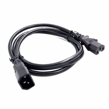 16A 250V cablu prelungitor IEC 60320 C14 la C15 cablu de alimentare de 3*1.5 mm fir 150cm lungime,C14 la C15 APC cabluri