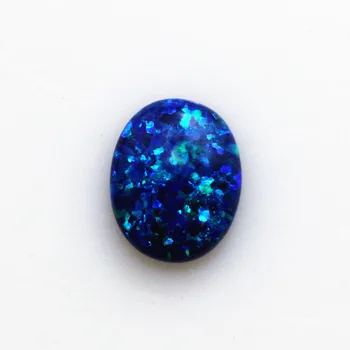 Albastru opal piatra liber margele pietre semipretioase ovale plate baza cabochon creat piatră prețioasă pentru a face bijuterii DIY pietre prețioase