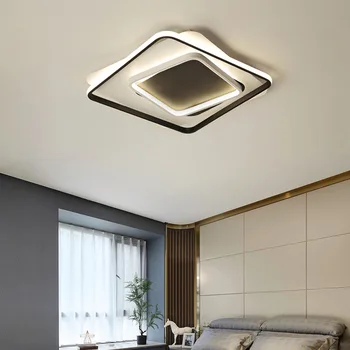 Modern Lumini plafon Fixare Living, Dormitor, sala de Mese plafondlamp Alb Negru Culoare de Control de la Distanță Estompat lampă de plafon