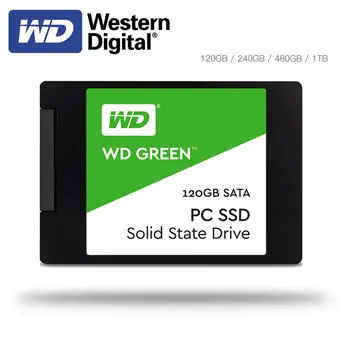 Western Digital WD SSD VERDE PC SATA3 2.5 inch HDD Hard Disk SSD120GB 240 GB 480GB Intern Solid state Disk pentru Laptop Desktop