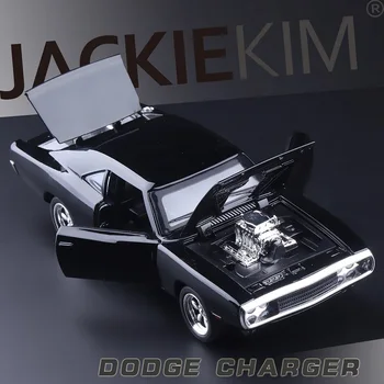 Mare Simulare Rafinat Diecasts & Vehicule de Jucărie: MINIAUTO Styling Auto Dodge Charger 1:32 Aliaj turnat sub presiune Model de Sunete și Lumină