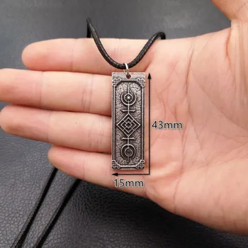 SanLan Pomul Vieții Sacre Simboluri Geometrice Amulete Runic colier