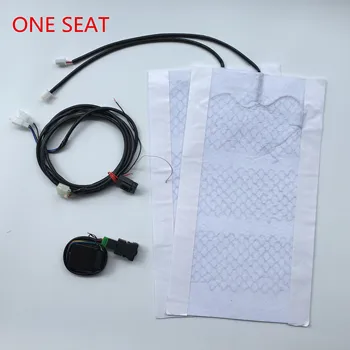 12 V, Toamna Și Iarna scaune auto de Încălzire din fibra de carbon element de încălzire kit și OE încălzit swtich se potrivesc pentru Toyota Corolla accesoriu