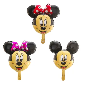 50pcs/lot Minnie mouse Tort Mickey mouse cu mingea Tema Mickey Cap Balon copii happy Birthday Party, Decoratiuni Copii Jucărie Consumabile