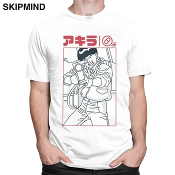 Moda Cool Anime Akira Tricou Barbati O-gat Maneci Scurte Neo Tokyo T-shirt Shotaro Kaneda Casual Tricou Bumbac Slim Fit Topuri Cadou