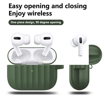 Potrivit Pentru Apple Airpods Pro 3 De Încărcare Fără Fir De Silicon Caz De Protecție Din Piele