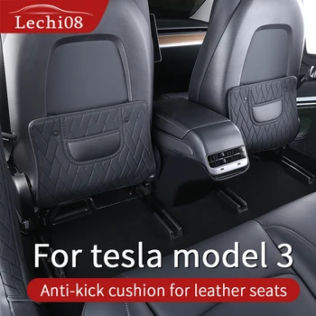 Scaun kick din piele mat pentru Tesla model 3 accesorii auto/accesorii model 3 tesla trei tesla model 3 model3