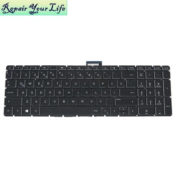 TR tastatura pentru HP Pavilion 15-AB 15-ar 15-aq 17-ad 15-ab000 15-ab100 turc negru KB taste alb cu margine fără lumină de fundal