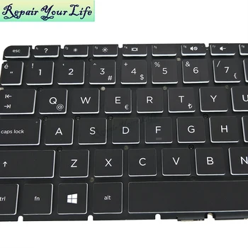 TR tastatura pentru HP Pavilion 15-AB 15-ar 15-aq 17-ad 15-ab000 15-ab100 turc negru KB taste alb cu margine fără lumină de fundal
