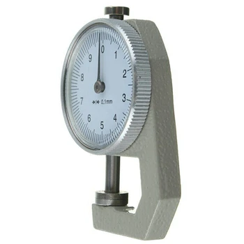 1 Buc Cap Plat Calibru de Grosime Piele Grosime Metru Tester Tools 0-20mm pentru Piele Ambarcațiuni de Măsurare