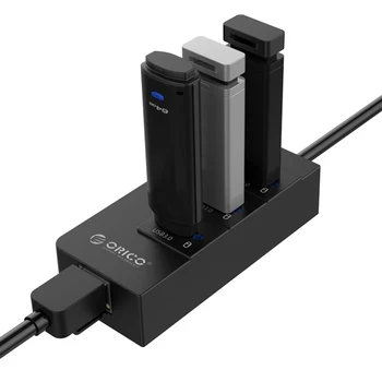 ORICO Multi-funcțional placa de Retea Gigabit Hub USB Gigabit Ethernet Adapter 3 Porturi USB 3.0 HUB pentru RJ45 Lan1000Mbps