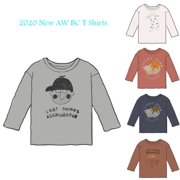 Copii T Shirt 2020 Nou Toamna Design De Brand Băieți Și Fete Drăguț De Imprimare Topuri Cu Maneci Lungi Copil Din Bumbac Moda Camasi Haine