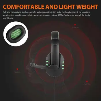 2020 Nou Sunet Stereo Gaming de Reducere a Zgomotului Căști de 3,5 mm Bass Cască Jocuri Pentru PS4/Nintendo Comutator/Xbox One/PC/Telefon
