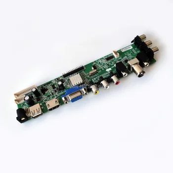Se potrivesc LP173WD1-TLN1/TLN2/TLN4 40 pin LVDS 3663 TV digital AV VGA USB DVB upgrade 1600*900 ecran LCD de pe placa de control DIY Kit
