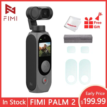În Stoc FIMI de PALMIER 2 Gimbal Camera palm2 FPV 4K 100Mbps WiFi Stabilizator 308 min de Reducere a Zgomotului MICROFON de Detectare a Feței Inteligent Track