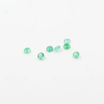 2 mm si 2,5 mm rotund tăiat smarald liber piatră prețioasă de bijuterii de luare reale naturale SI de gradul de smarald piatră prețioasă