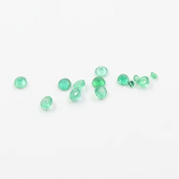 2 mm si 2,5 mm rotund tăiat smarald liber piatră prețioasă de bijuterii de luare reale naturale SI de gradul de smarald piatră prețioasă