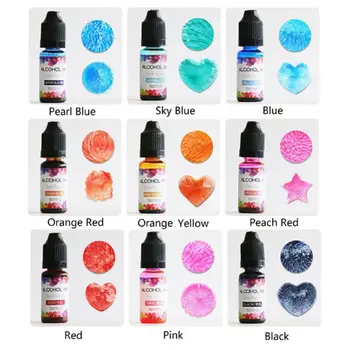 22 Culori Epoxidice Pigment Lichid Colorant Vopsea de Cerneală de Difuzie UV Rasina de Artizanat DIY T4MD