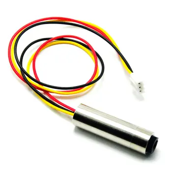 5VDC 650nm 30mW Roșu Diodă Laser Modulul de Focalizare Punct de Cap w/TTL 0-15KHz 12mmx30mm