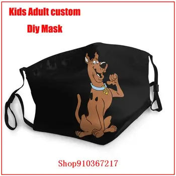 Scooby Doo mascarillas con filtro estampadas moda masca pentru femei barbati lavabil masca pm2.5 masti pentru germeni de protecție pentru adulți