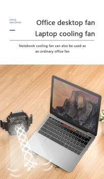 Suport pentru Laptop Cu Ventilator de Racire Portabil Foldabl Suport Reglabil din Aliaj de Aluminiu Notebook Holder Pentru MacBook 11-17inch Laptop IPad