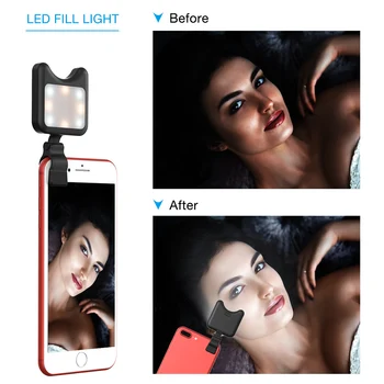 APEXEL 3in1 Portabil Întinde Trepied Portabil Bluetooth de la Distanță Camera de Trepied Cu Selfie Umple de Lumină Led Pentru Camera TOATE Smartphone