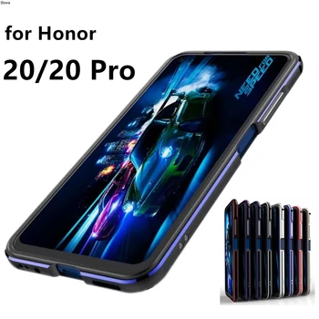 De lux Ultra Subțire-Șoc Dovada Caz de Protecție din aluminiu, Bara de protecție caz pentru Huawei Honor 20 / 20 de Onoare Pro + 2 Film (1 Fata +1 Spate)