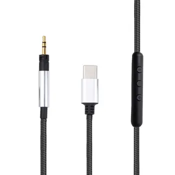 Înlocuire Cablu Audio de 3,5 mm cu TIP-C mufă Pentru -Sennheiser Momentum Momentum 2.0 Cablu Cabluri Cu Microfon
