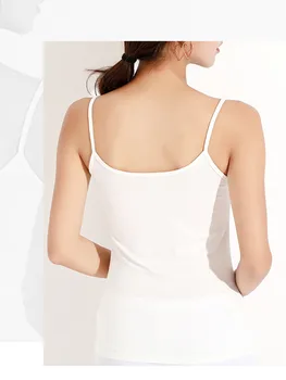 Noul Top de Vara pentru Femei din Bumbac Spaghete curea Camis Solid de sex Feminin de Jos din Interior Bretele Slim Sexy Top Sling Streetwear Tancuri 2020